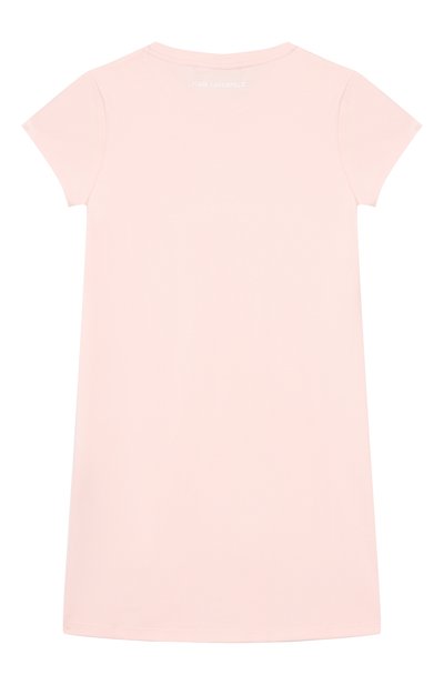 Хлопковое платье KARL LAGERFELD KIDS, арт. Z31155, фото 2