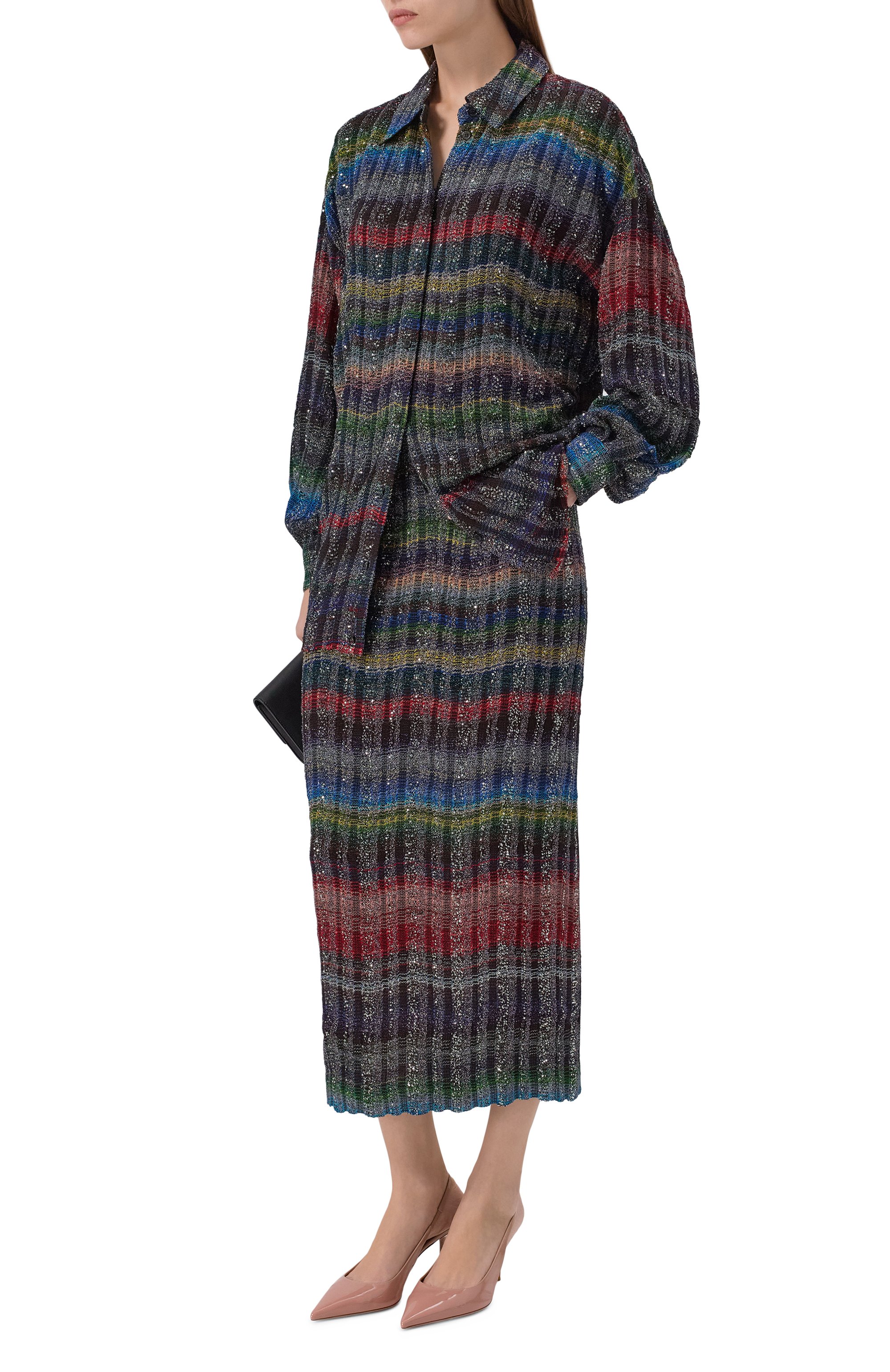 Рубашка из вискозы и хлопка MISSONI, арт. DS25WJ15/BC005U, фото 2