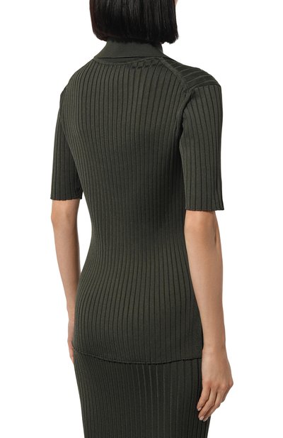 Поло из вискозы JIL SANDER, арт. J02GL0107/J18313, фото 4