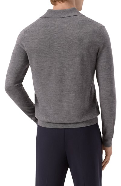 Шерстяное поло BOGNER темно-серого цвета по цене 30400 руб., арт. 88489785, фото 4 Шерстяное поло BOGNER, арт. 88489785, фото 4