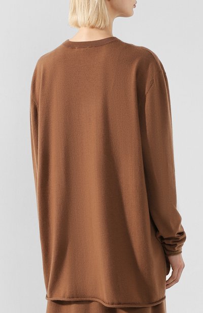 Кашемировый свитер EXTREME CASHMERE коричневого цвета по цене 49300 руб., арт. 136/HEIN, фото 4 Кашемировый свитер EXTREME CASHMERE, арт. 136/HEIN, фото 4