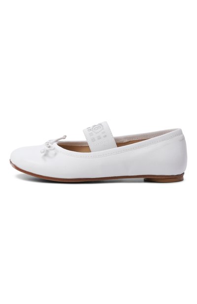 Кожаные балетки MM6, арт. 82398/VAR2