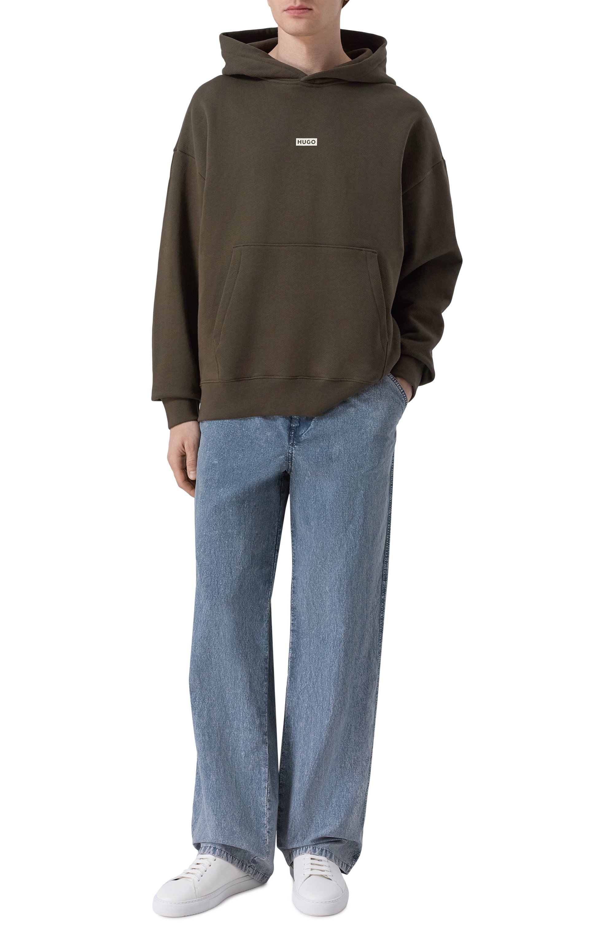 Хлопковое худи HUGO BLUE, арт. 50510724, фото 2