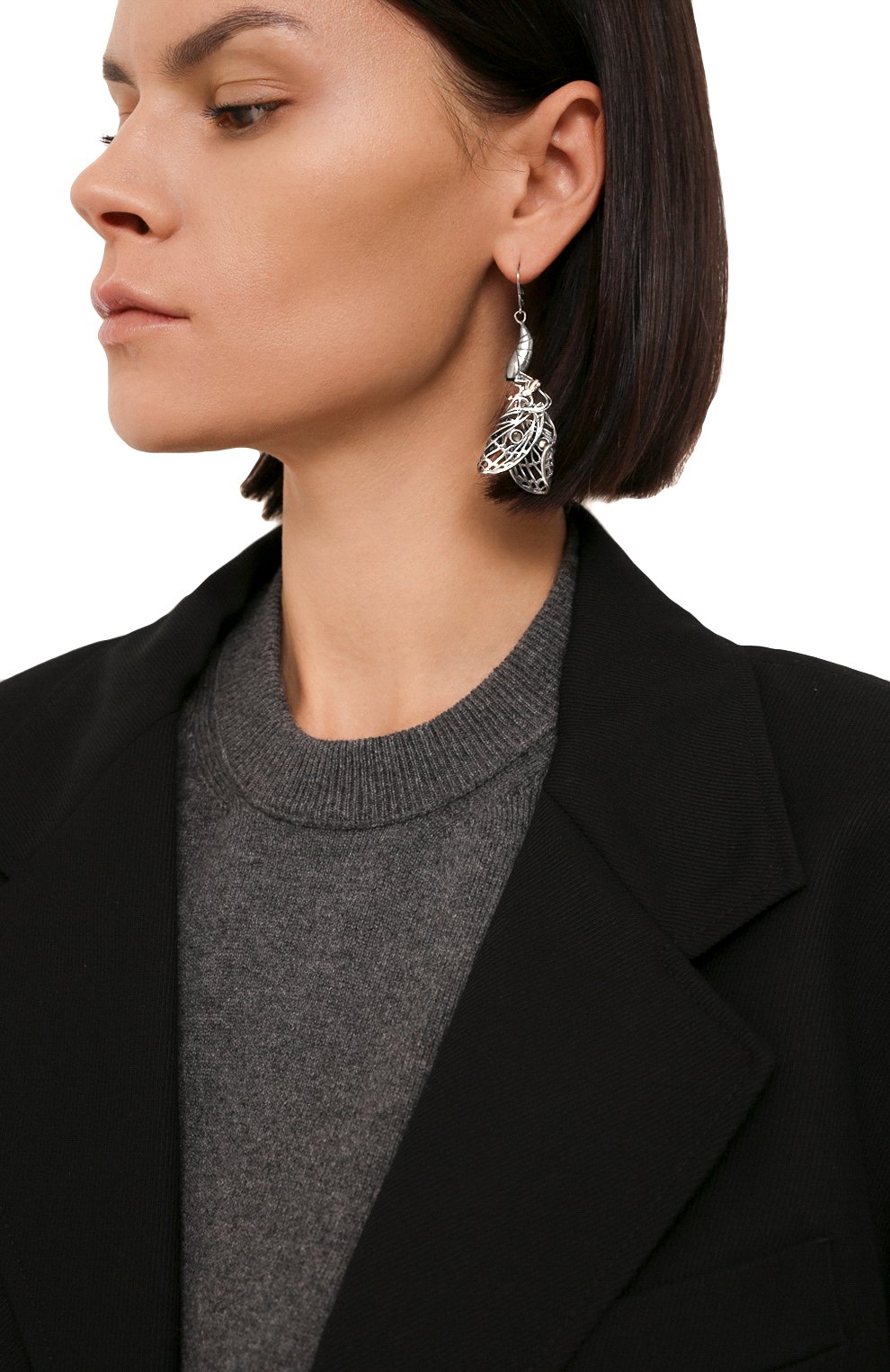 Асимметричные серьги бабочка MIDGARD PARIS, арт. 5708, фото 2