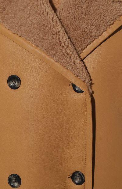 Двусторонняя дубленка из овчины LUDA NIKISHINA, арт. FC/ELLE/np-kr/beige, фото 5