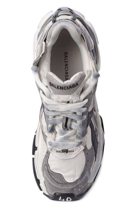 Текстильные кроссовки Runner Balenciaga 772767/W3RNY Серый  772767/W3RNY Фото 6