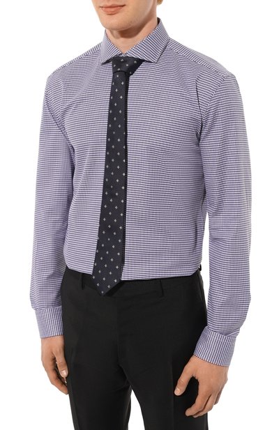 Хлопковая рубашка BOSS, арт. 50496316, фото 3