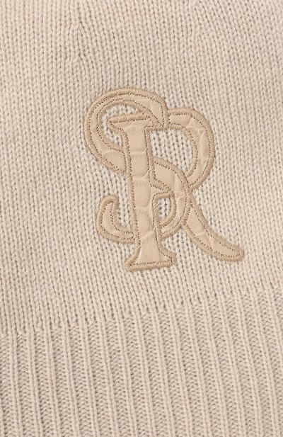 Кашемировая шапка STEFANO RICCI бежевого цвета по цене 96450 руб., арт. K606040CUF/F22305, фото 3 Кашемировая шапка STEFANO RICCI, арт. K606040CUF/F22305, фото 3