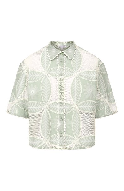 Женская хлопковая блузка POUPETTE ST BARTH, арт. WJVS26BCBSG6