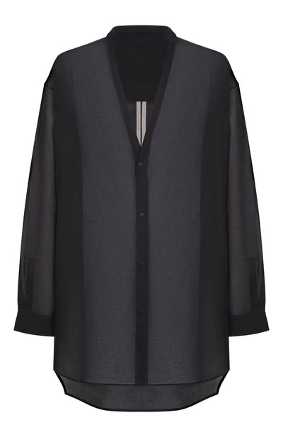 Мужская хлопковая рубашка RICK OWENS, арт. RU01F2295/CV