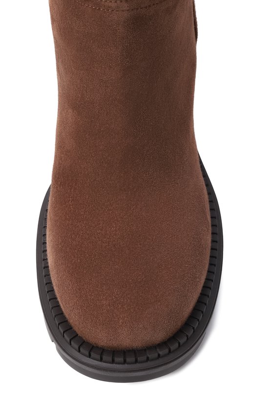 Замшевые сапоги Concept 60 Casadei 1T086A0611/GRUNG Коричневый  1T086A0611/GRUNG Фото 6
