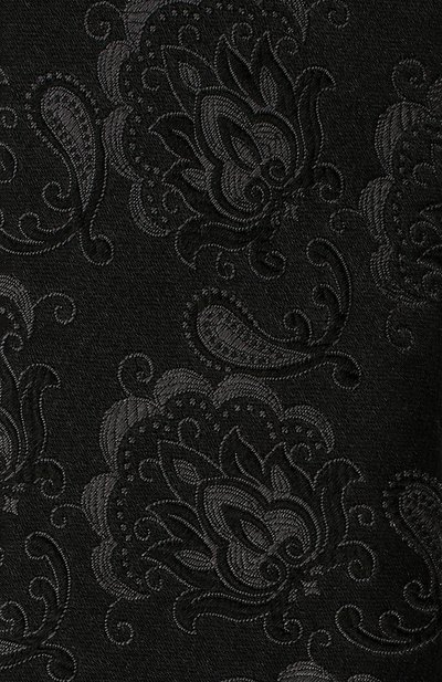 Шелковый галстук с узором DOLCE & GABBANA серого цвета по цене 23450 руб., арт. GT149E/G0JGG, фото 3 Шелковый галстук с узором DOLCE & GABBANA, арт. GT149E/G0JGG, фото 3