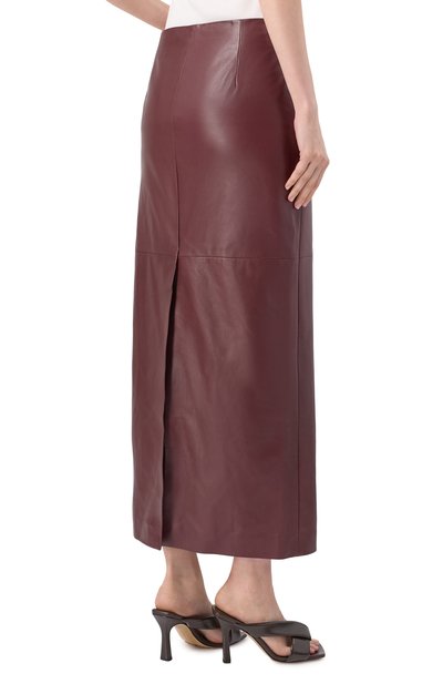 Кожаная юбка BRUNELLO CUCINELLI, арт. MPNGPG3891, фото 4