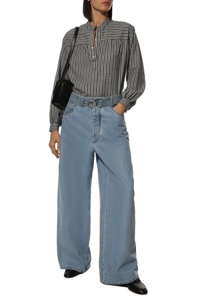 Хлопковая рубашка ISABEL MARANT ETOILE, арт. HT1042-17A045E/0NLY, фото 2