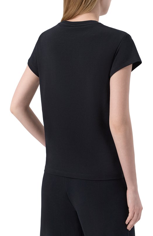 Хлопковая футболка Moschino A0705/4410 Чёрный  A0705/4410 Фото 4