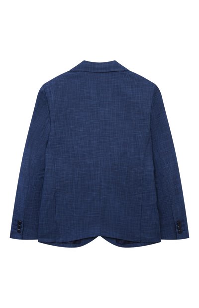 Пиджак STEFANO RICCI JUNIOR синего цвета по цене 135500 руб., арт. Y1RM732000/BI76HC, фото 2 Пиджак STEFANO RICCI JUNIOR, арт. Y1RM732000/BI76HC, фото 2