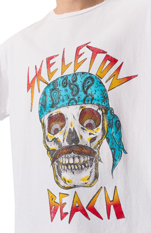 Хлопковая футболка Gallery Dept. SBM-10311/C0TT0N Белый  SBM-10311/C0TT0N Фото 5