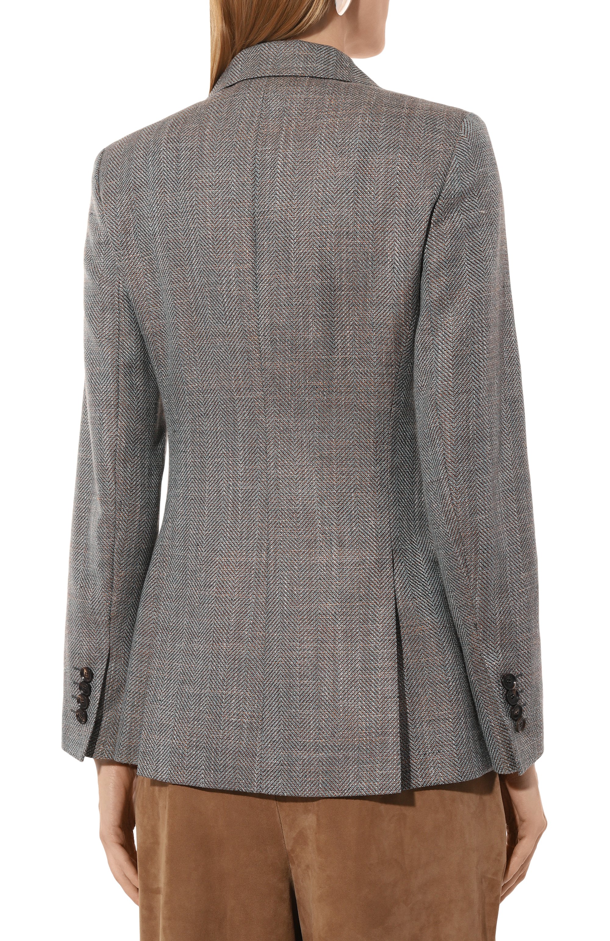 Жакет из кашемира и шерсти KITON, арт. D46523K0912A07, фото 4