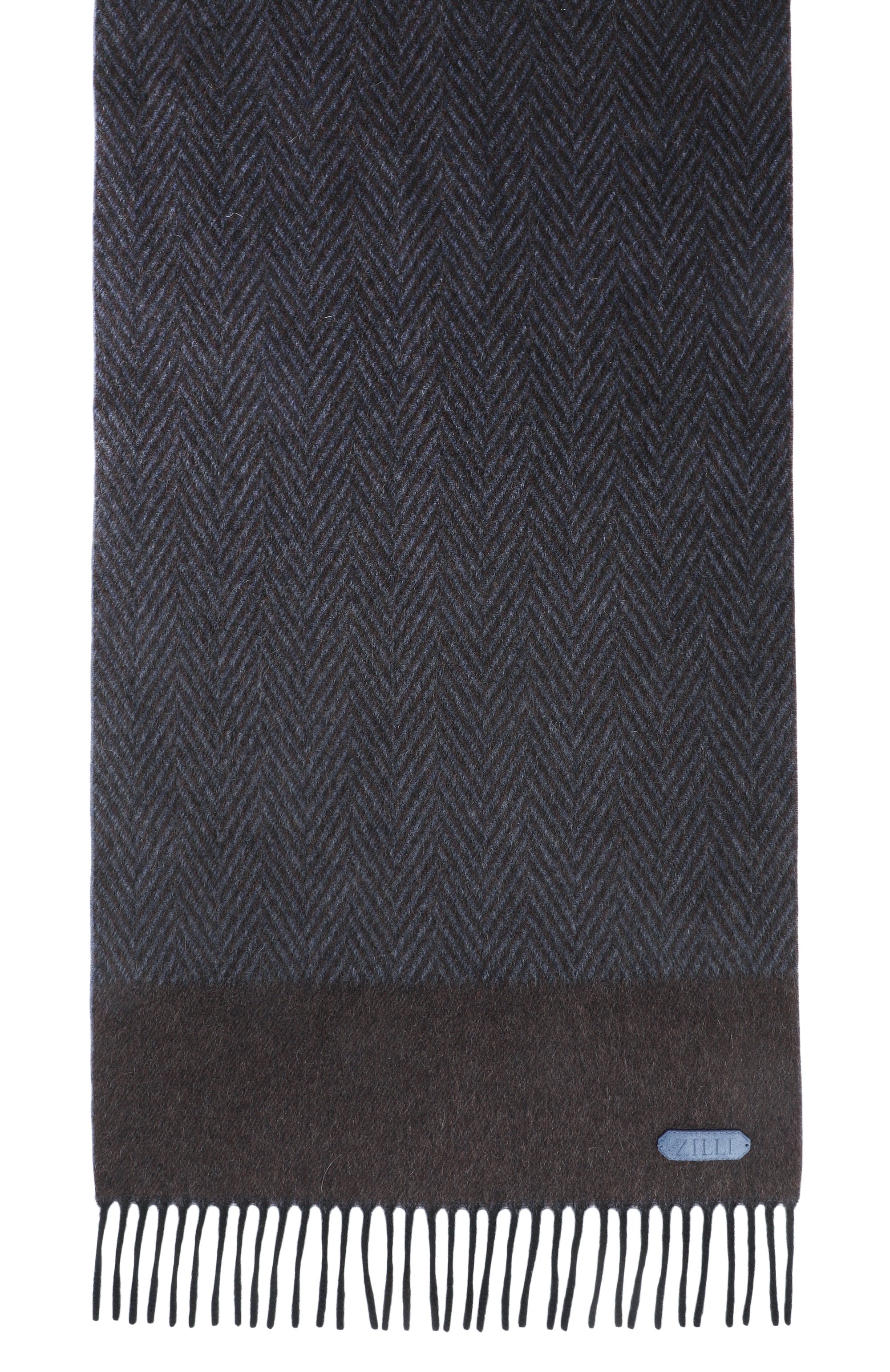 Кашемировый шарф ZILLI темно-синего цвета по цене 85800 руб., арт. SSAN00M0320VZI0C0, фото 4 Кашемировый шарф ZILLI, арт. SSAN00M0320VZI0C0, фото 4