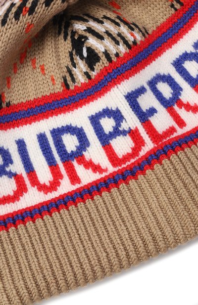 Шерстяная шапка BURBERRY бежевого цвета по цене 22650 руб., арт. 8117381, фото 3 Шерстяная шапка BURBERRY, арт. 8117381, фото 3
