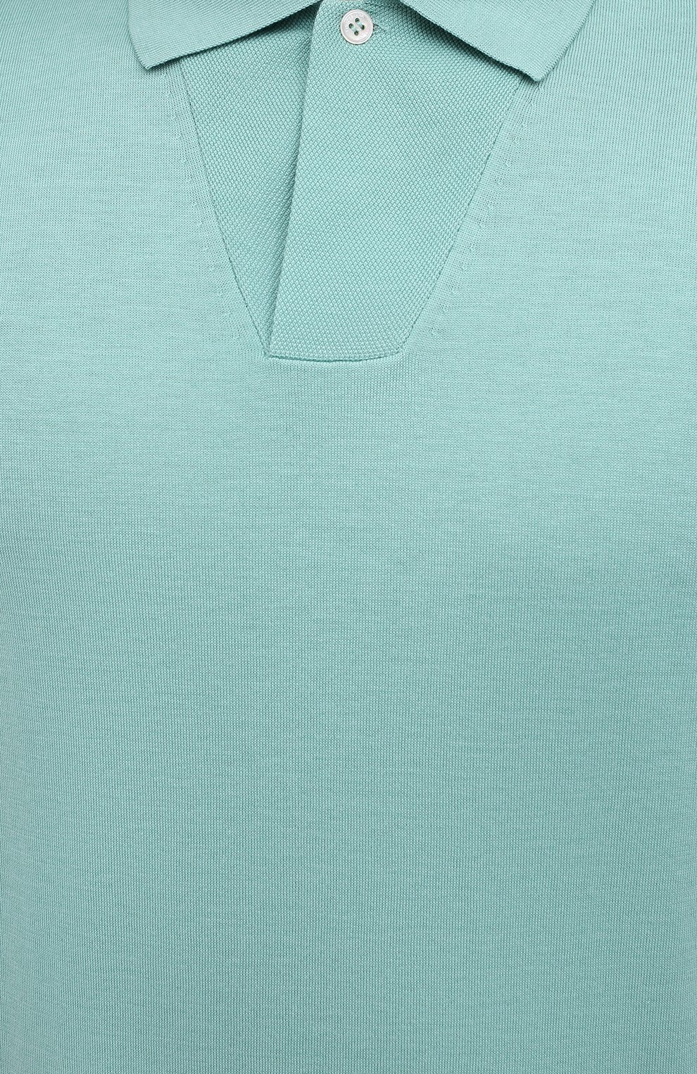 Поло из хлопка и шелка LORO PIANA, арт. FAL5739, фото 5