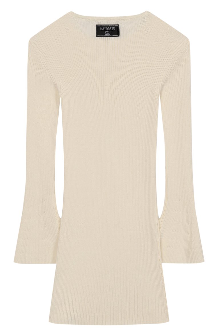 Платье из шерсти и хлопка BALMAIN, арт. BX1D30, фото 1