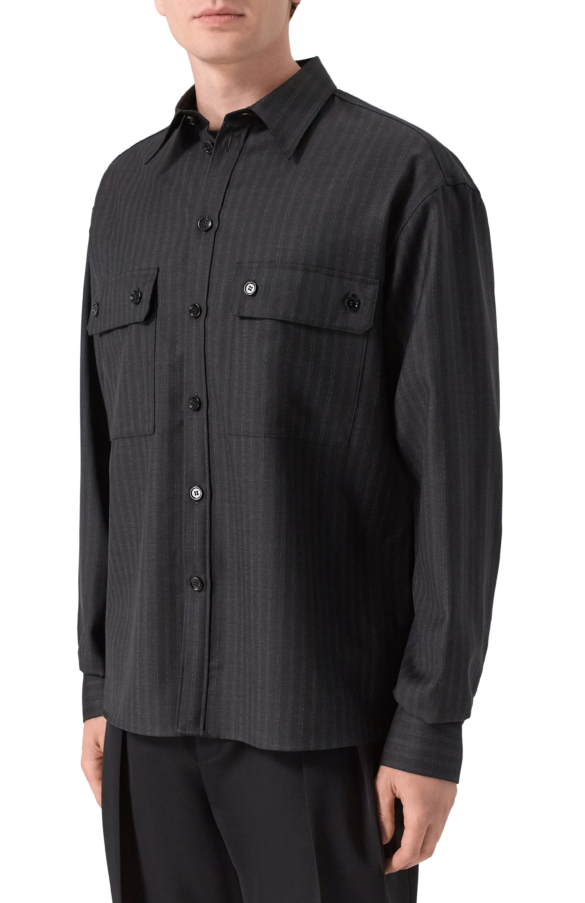 Шерстяная рубашка DOLCE & GABBANA, арт. G50G7T/FR2ZX, фото 3