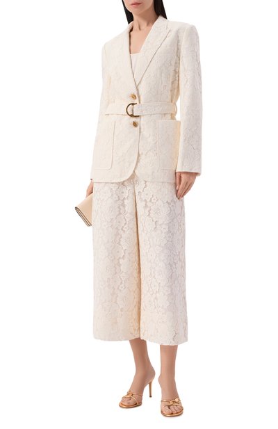 Кюлоты ZIMMERMANN кремового цвета по цене 137500 руб., арт. 7554PS261, фото 2 Кюлоты ZIMMERMANN, арт. 7554PS261, фото 2