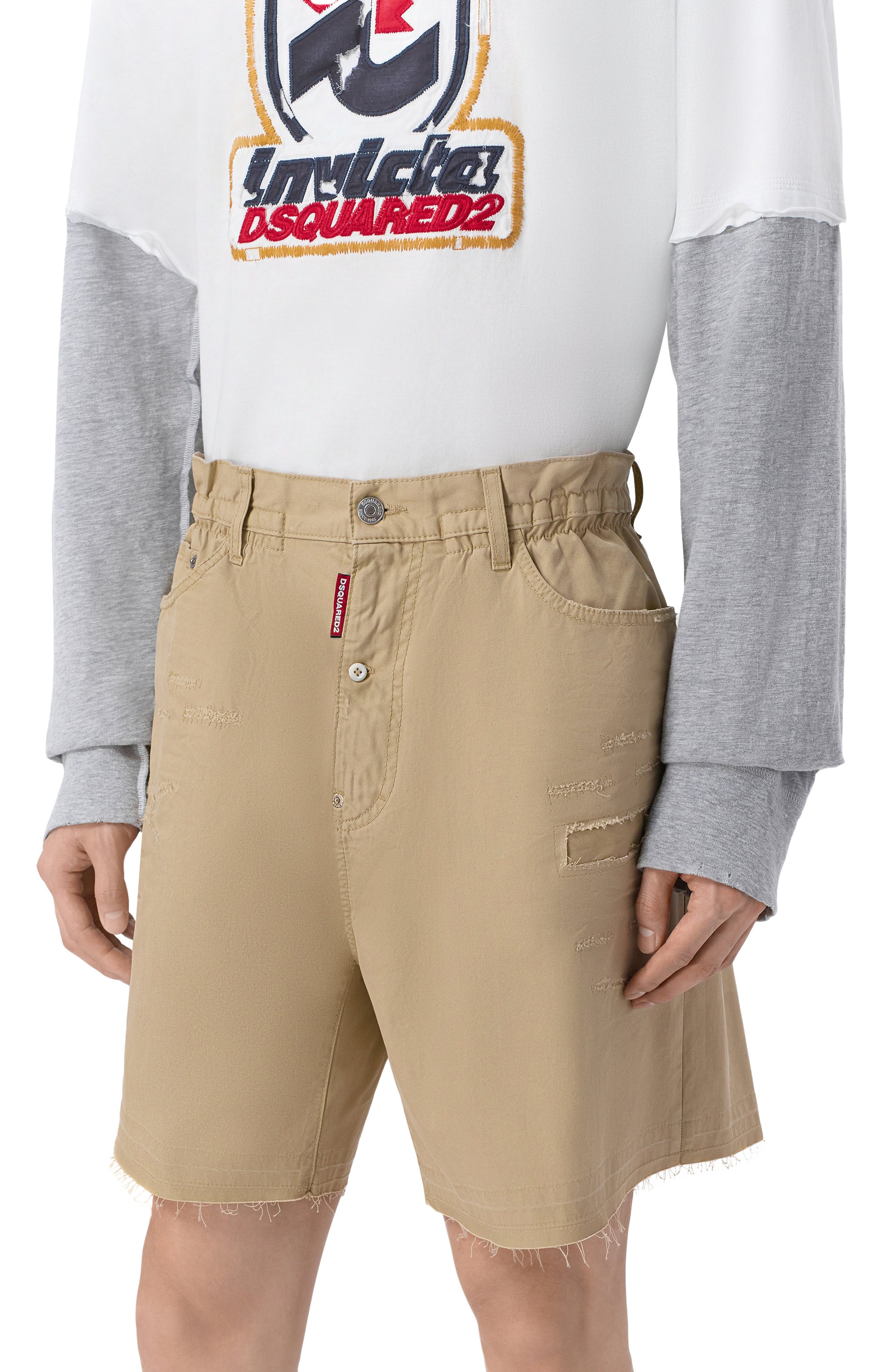 Хлопковые шорты DSQUARED2, арт. S74MU0961/S41794, фото 3