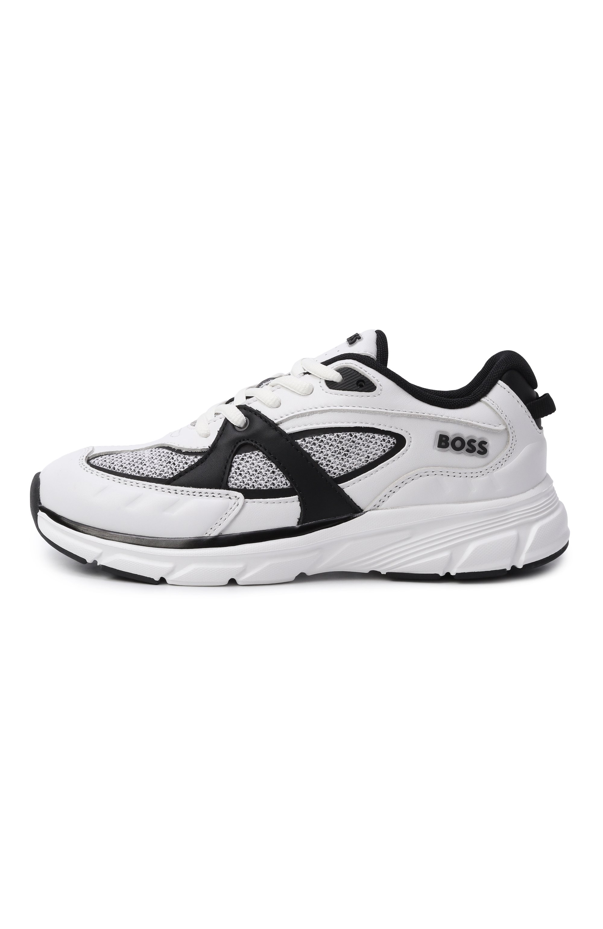 Комбинированные кроссовки BOSS, арт. J52570, фото 2