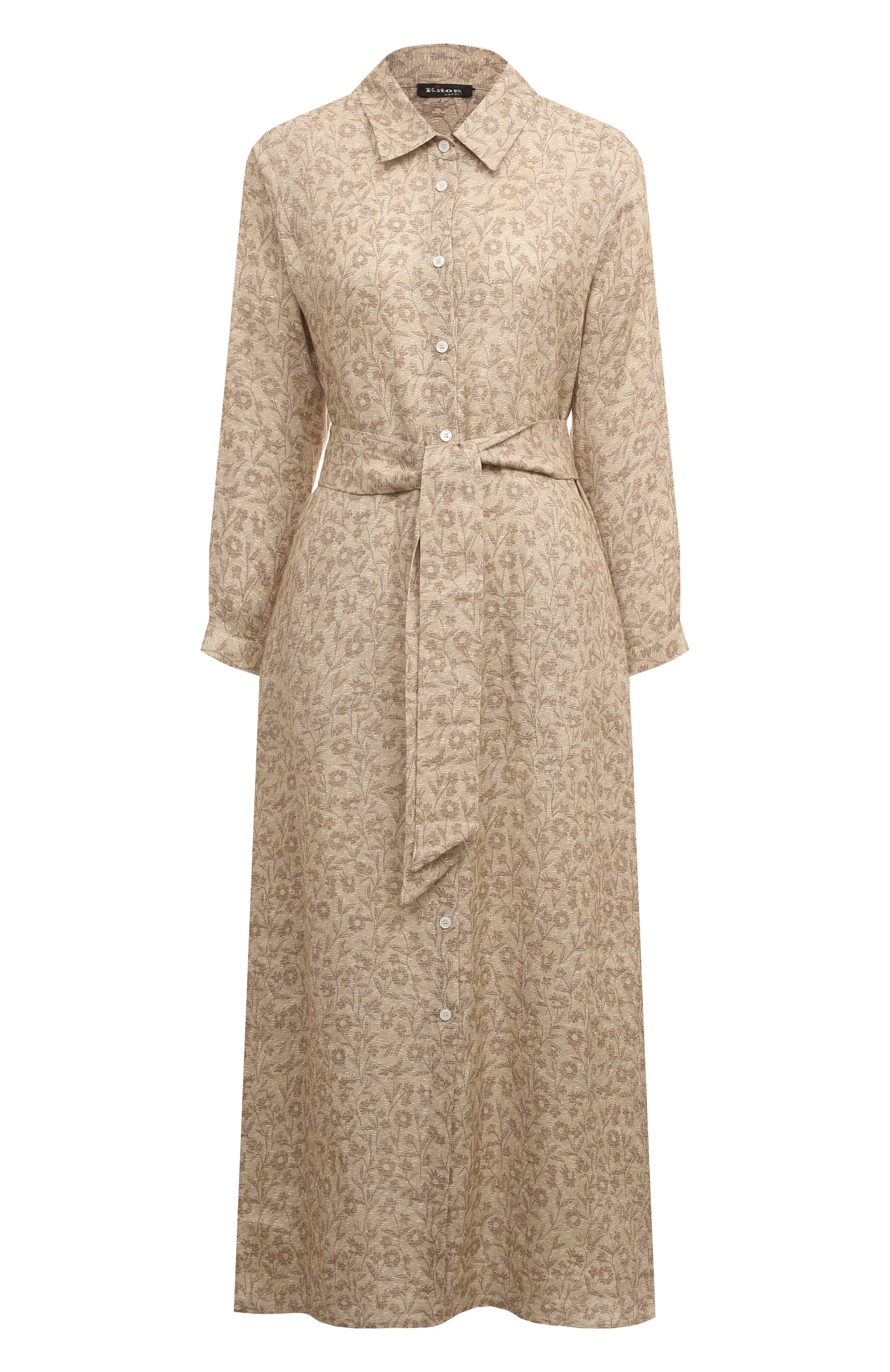 Льняное платье KITON, арт. D57308H08001, фото 1