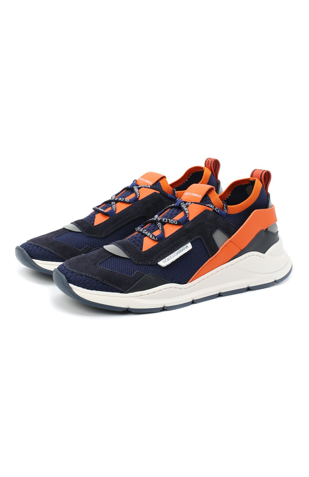 Кроссовки DOLCE & GABBANA оранжевого цвета по цене 47200 руб., арт. DA0904/AX036/37-39, фото 1 Кроссовки DOLCE & GABBANA, арт. DA0904/AX036/37-39, фото 1