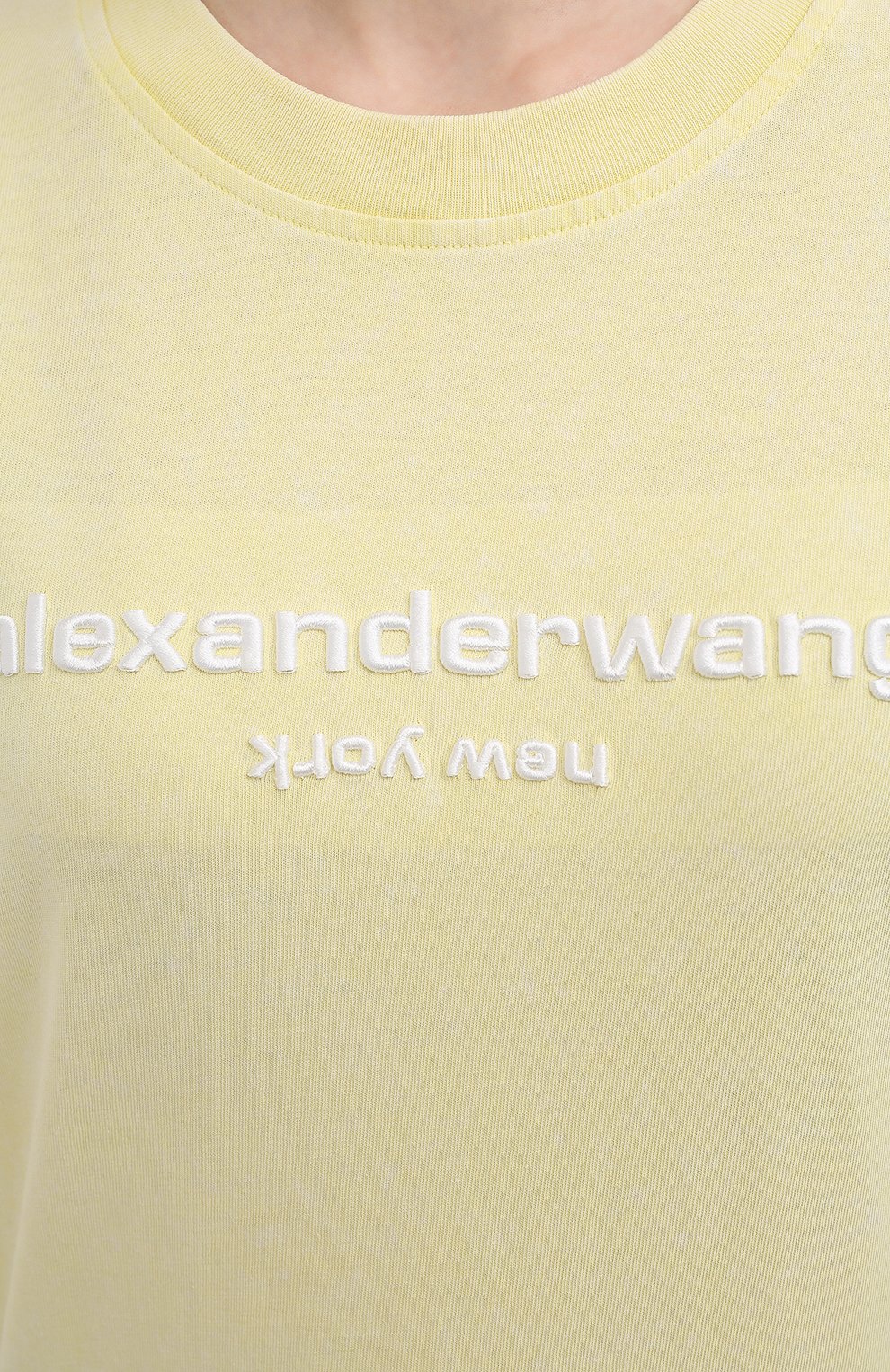 Хлопковый лонгслив ALEXANDER WANG, арт. UCC1211031, фото 5