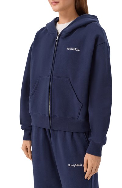 Хлопковая толстовка SPORTY AND RICH, арт. ST10284300BL106, фото 3