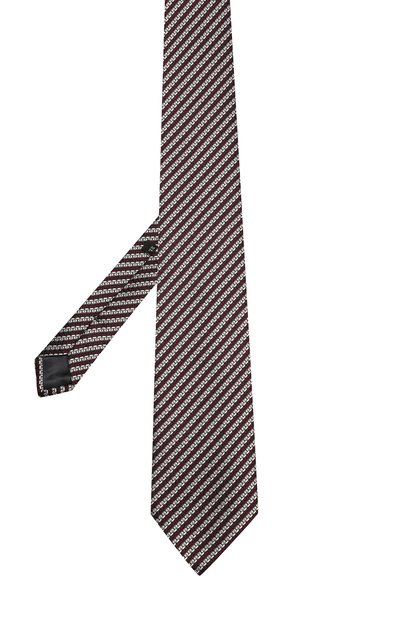 Шелковый галстук с узором ZEGNA, арт. Z9E611XW, фото 2