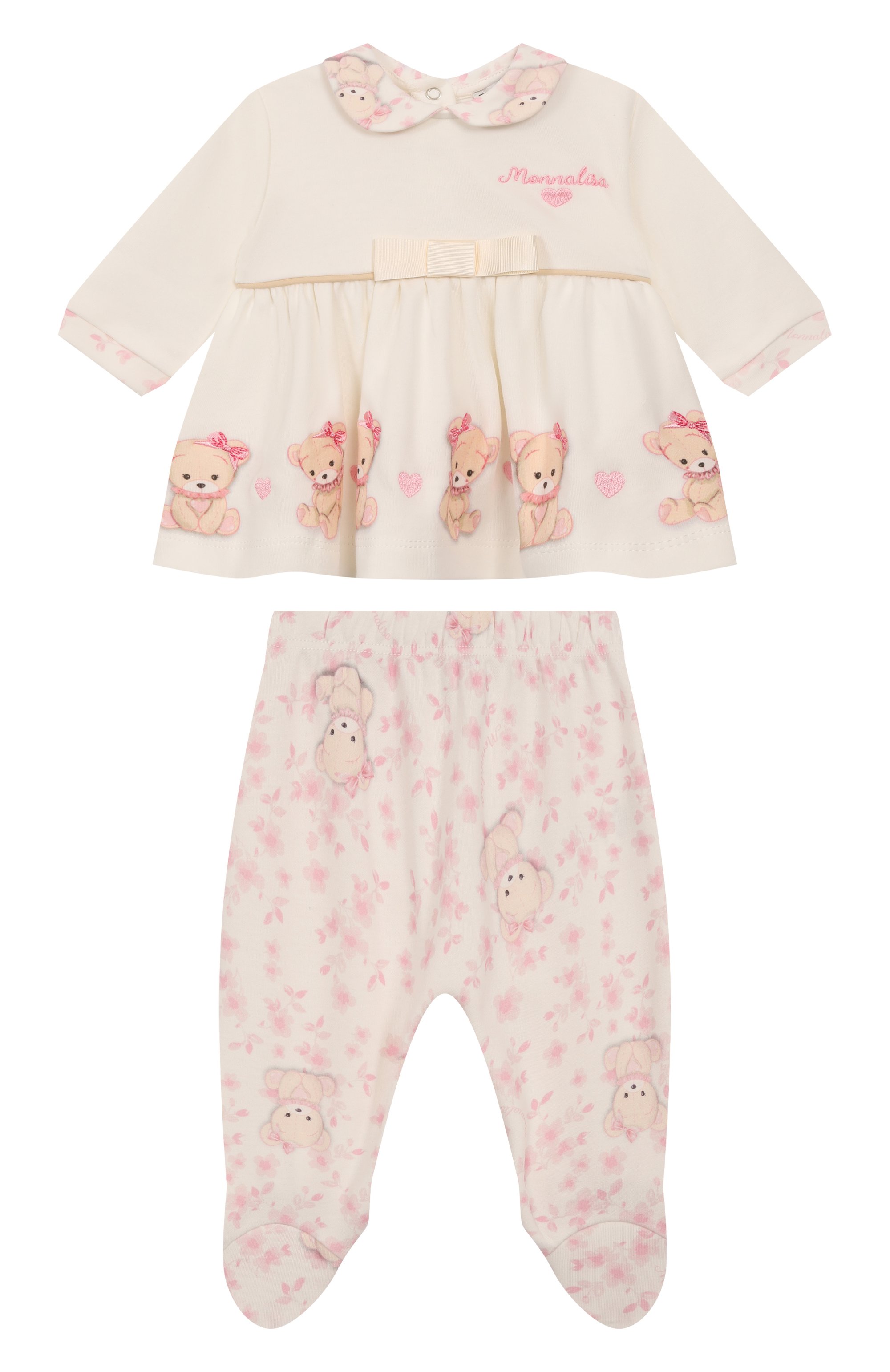 Комплект из туники и ползунков MONNALISA, арт. 35F510, фото 1