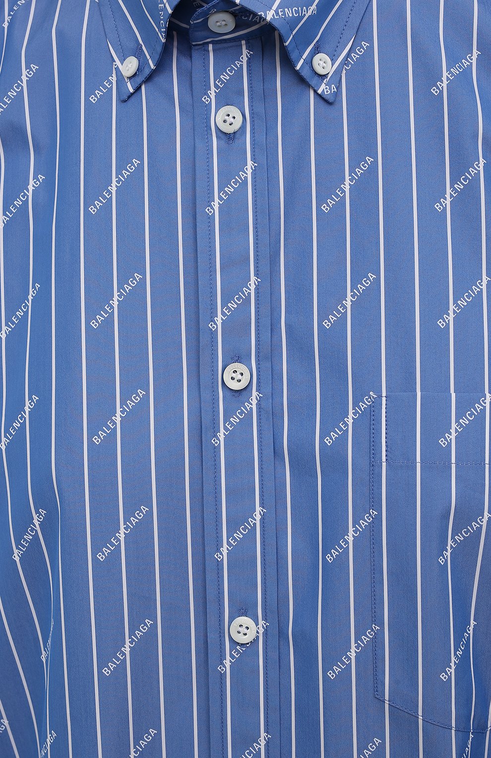 Хлопковая рубашка BALENCIAGA, арт. 658956/TGLB9, фото 5