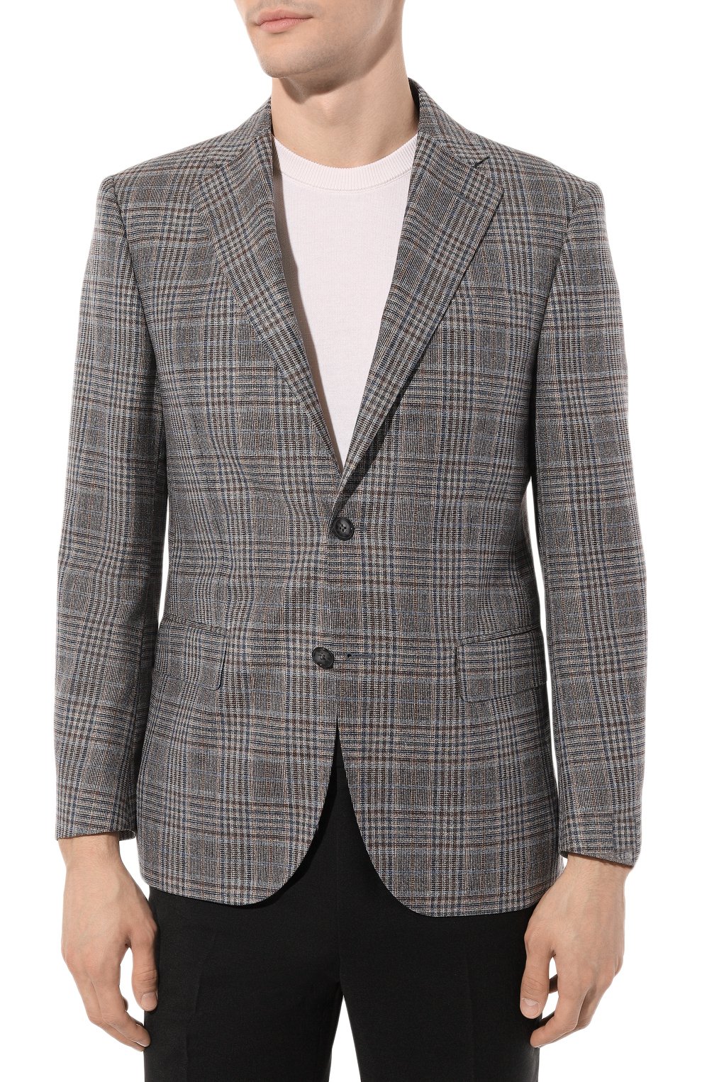 Пиджак из шелка и шерсти CORNELIANI, арт. 916008-3116215, фото 3