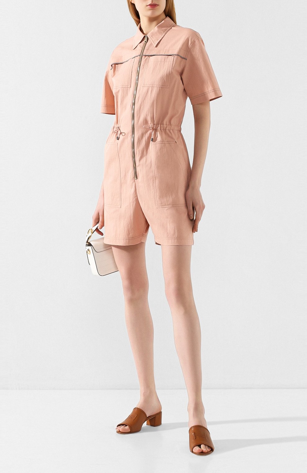 Хлопковый комбинезон BRUNELLO CUCINELLI, арт. M0F48FN499, фото 2