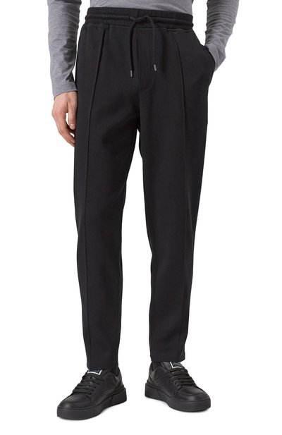 Брюки из хлопка и кашемира BRUNELLO CUCINELLI черного цвета по цене 82950 руб., арт. MM831B2331, фото 3 Брюки из хлопка и кашемира BRUNELLO CUCINELLI, арт. MM831B2331, фото 3