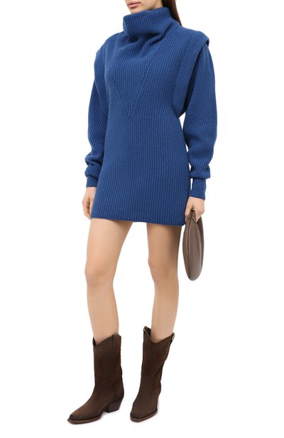 Платье из кашемира и шерсти ISABEL MARANT, арт. R01841-20H003I/PREWITT, фото 2