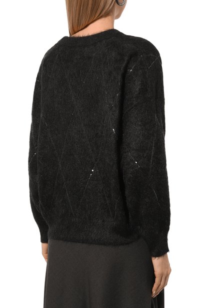 Пуловер из шерсти и кашемира BRUNELLO CUCINELLI, арт. MBP110802, фото 4