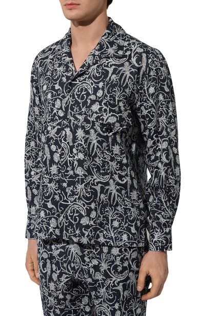 Льняная рубашка KITON, арт. UMC030H08902, фото 3