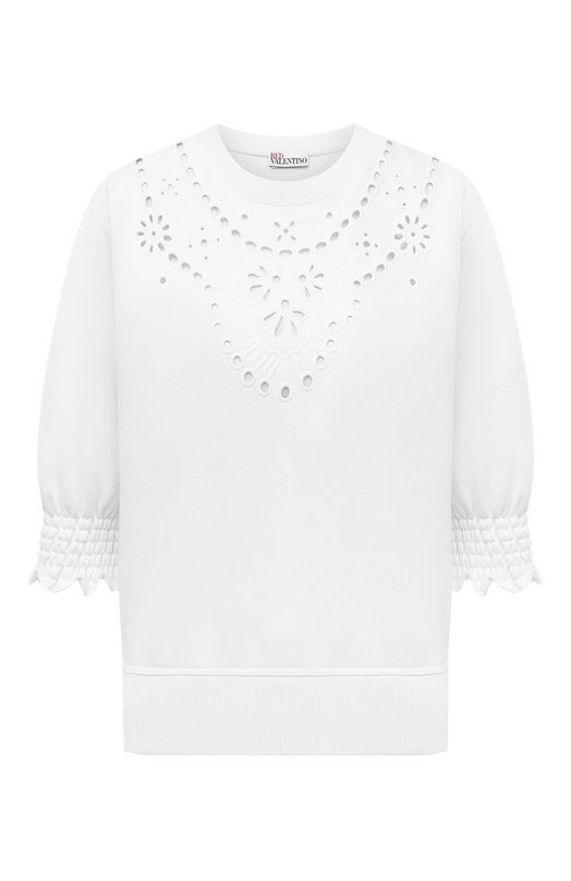 

Хлопковый свитшот REDVALENTINO, Белый
