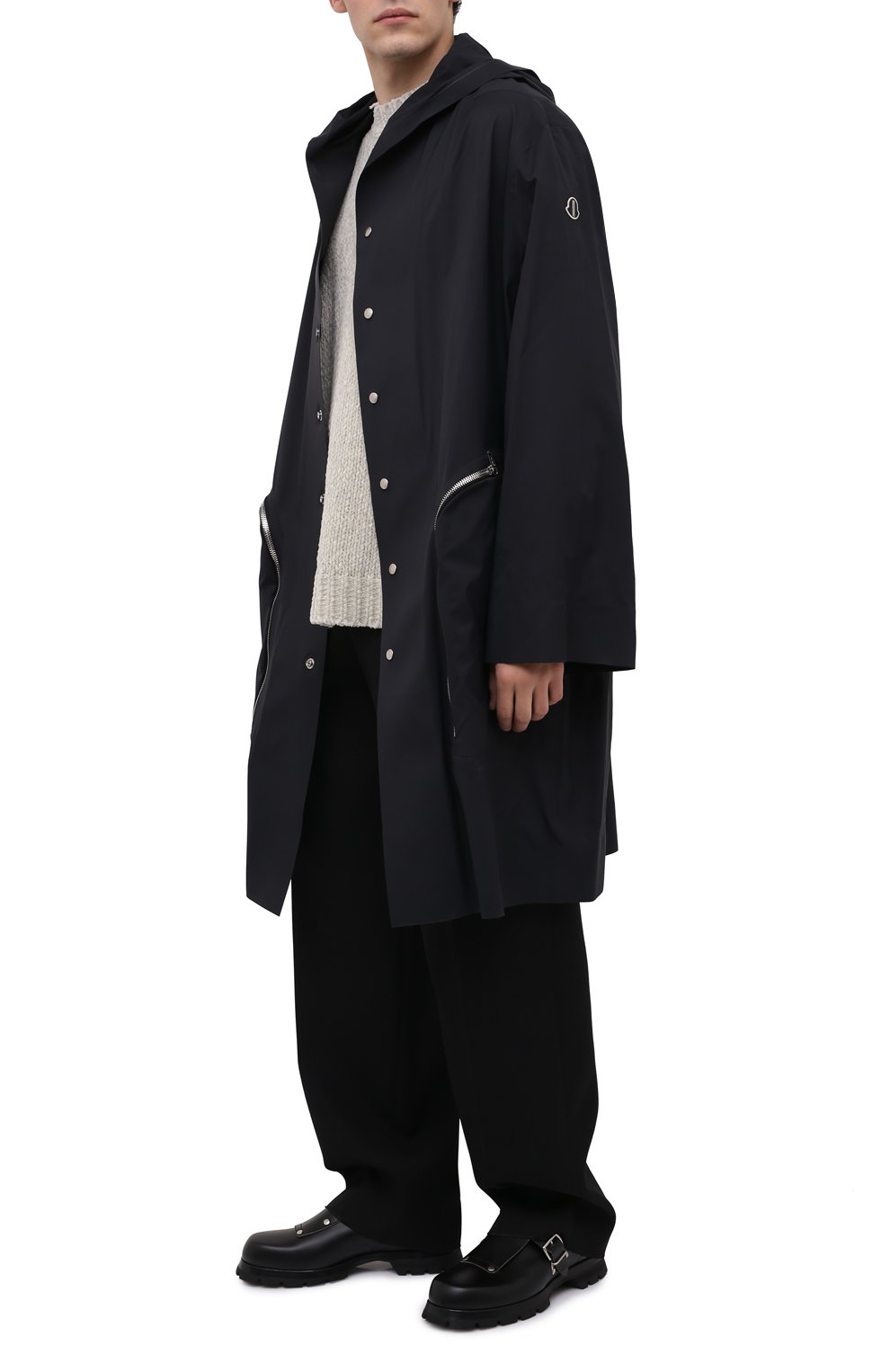 Кожаные монки JIL SANDER черного цвета по цене 93850 руб., арт. JI35503A-12232, фото 2 Кожаные монки JIL SANDER, арт. JI35503A-12232, фото 2