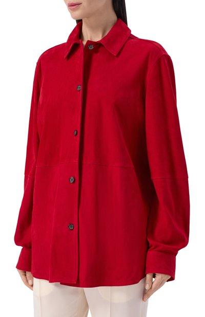 Замшевая рубашка TOTEME, арт. 261-WRT0707-LE0200, фото 3