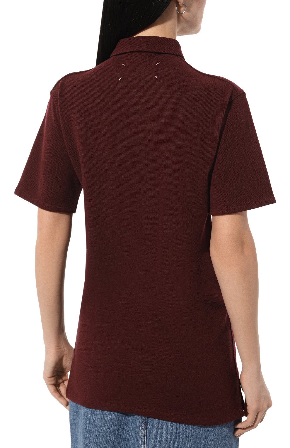 Поло из шерсти и хлопка MAISON MARGIELA, арт. S51GL0047/S24635, фото 4