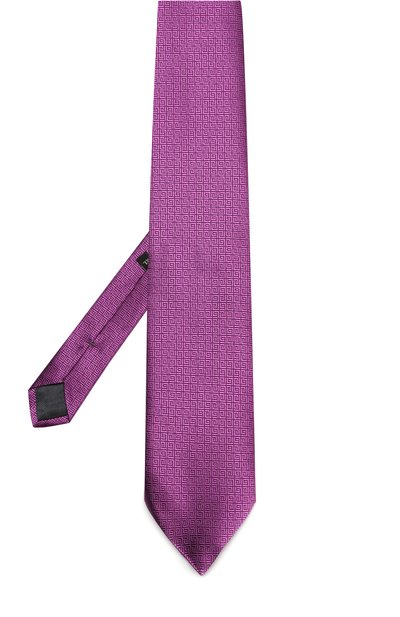 Шелковый галстук с узором ZEGNA сиреневого цвета по цене 17950 руб., арт. Z9E681XW, фото 2 Шелковый галстук с узором ZEGNA, арт. Z9E681XW, фото 2
