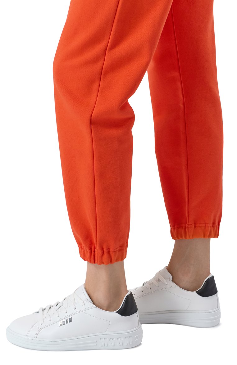 Женские кожаные кеды MSGM белого цвета, арт. 3841MDS506/787 | Фото 3 (Подошва: Платформа; Материал внутренний: Натуральная кожа; Драгоценные камни: Проставлено; Материал сплава: Проставлено; Материал внешний: Натуральная кожа; Кросс-КТ: Низкие; Стили: Кэжуэл; Материал утеплителя: Без утеплителя)