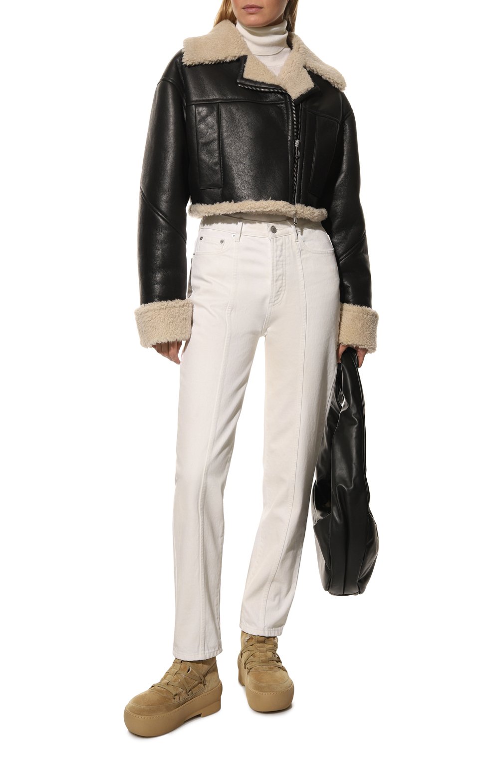 Джинсы DRIES VAN NOTEN белого цвета по цене 48100 руб., арт. 222-012413-5421, фото 2 Джинсы DRIES VAN NOTEN, арт. 222-012413-5421, фото 2